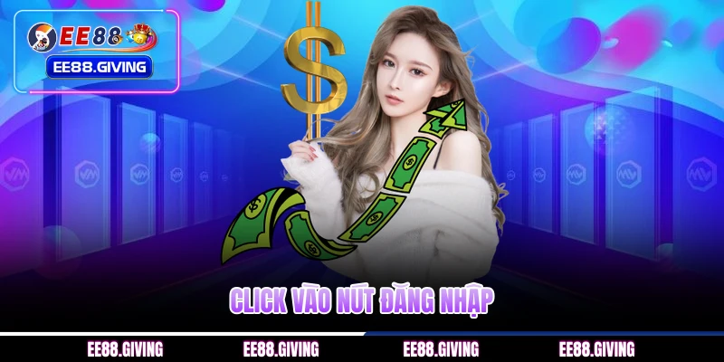 Click vào nút đăng nhập